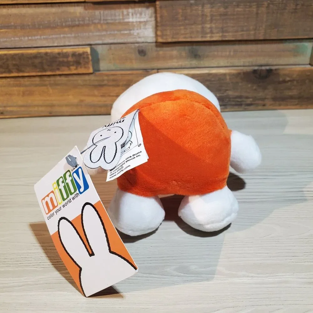 Miffy Plush Red Orange Dress White Rabbit Bunny Doll 2024 New Tags Dick Bruna